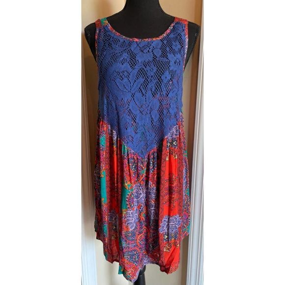 Free People Count Me In Trapeze Mini Dress $88 - Picture 3 of 7